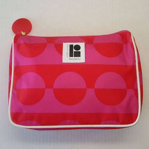 Estee Lauder, Lisa Perry Cosmetic Bag/Makeup Pouch - Picture 2 of 8